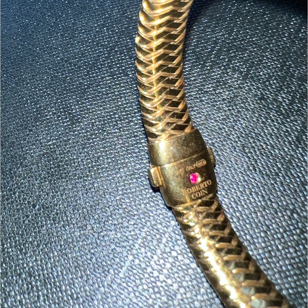 Roberto Coin Primavera 18k Gold, Diamond Bracelet - Picture 8 of 13